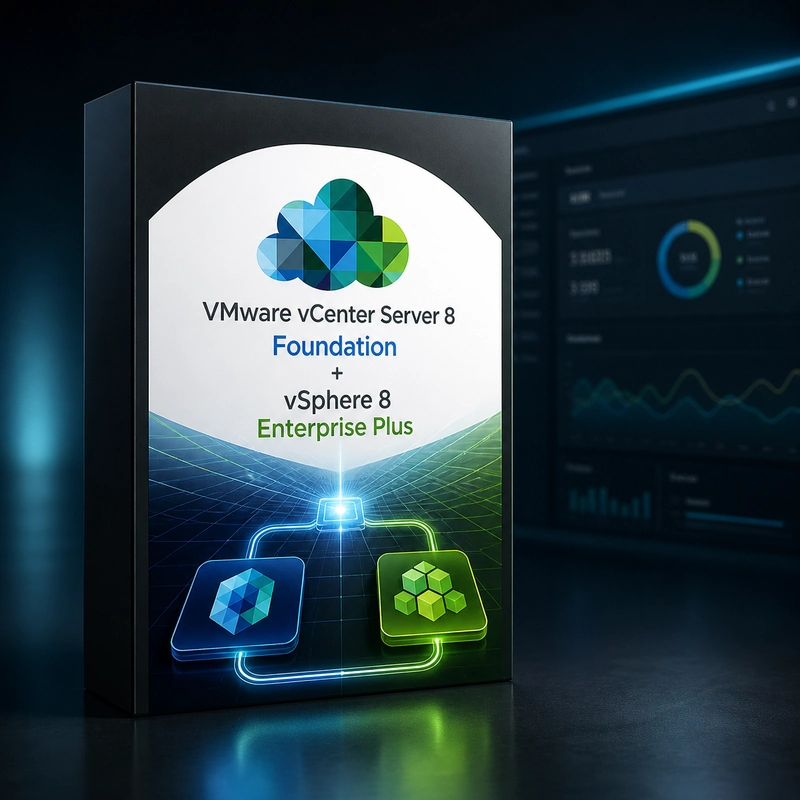 VMware vCenter Server 8 Foundation + vSphere 8 Enterprise Plus