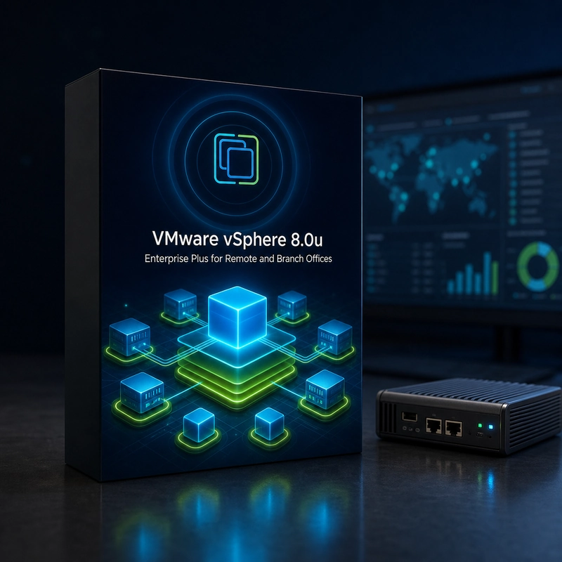 VMware vSphere 8.0u Enterprise Plus for Remote Office Branch Office