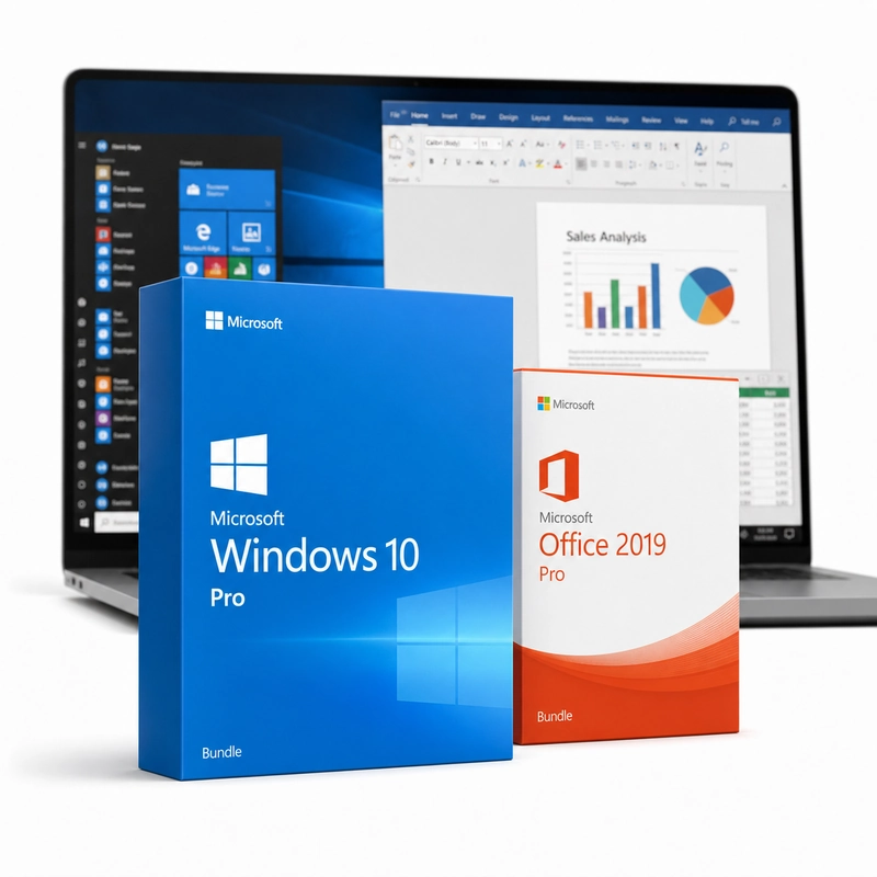 Microsoft Windows 10 + Microsoft Office 2019 Pro