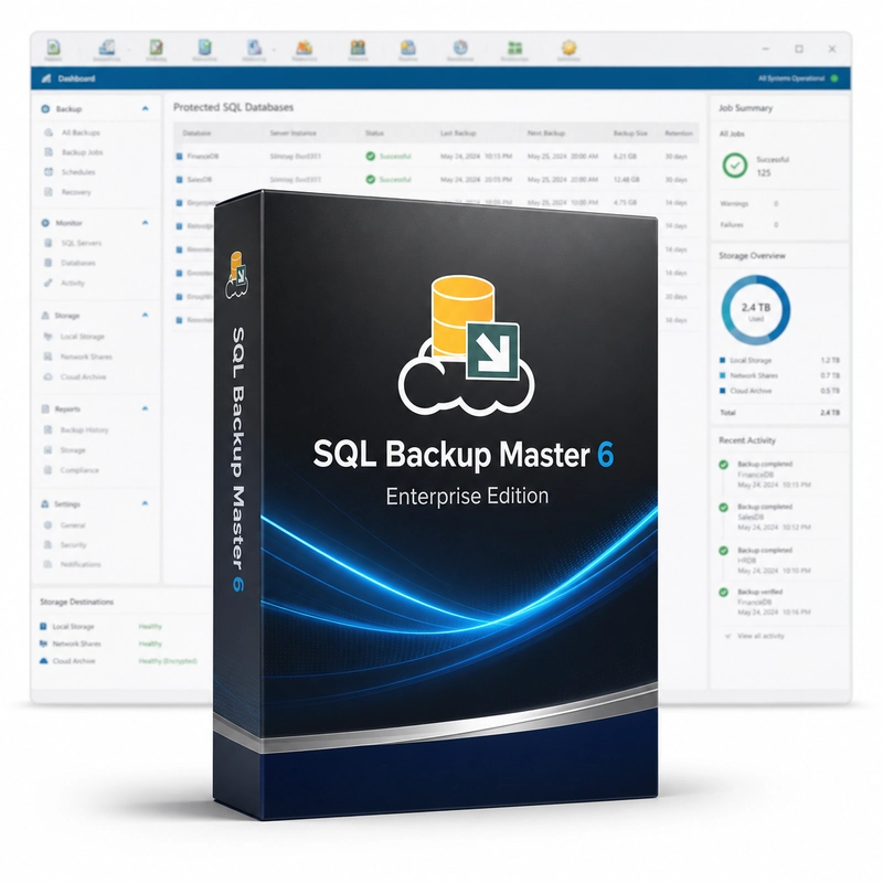 SQL Backup Master 6 Enterprise Edition