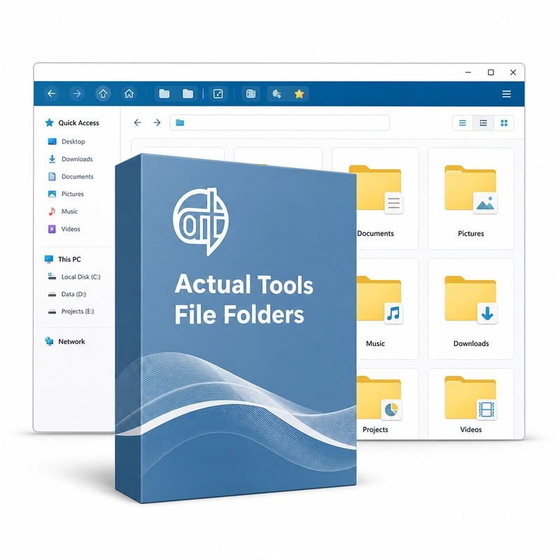 Actual Tools File Folders