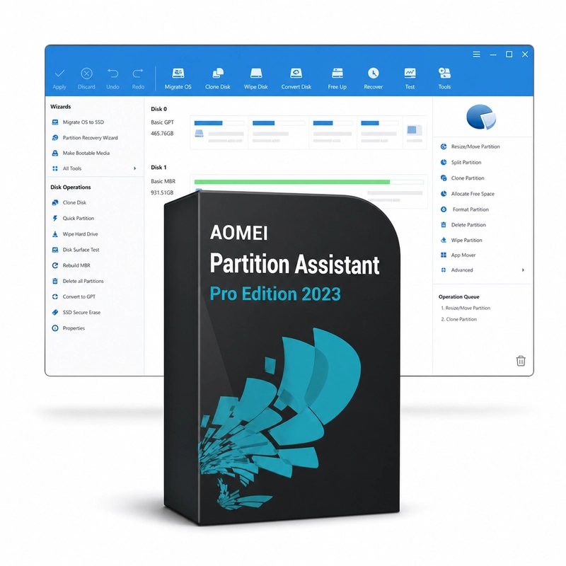 AOMEI Partition Assistant Pro Edition 2023