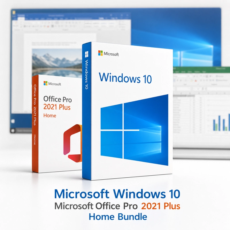 Microsoft Windows 10 Home + Microsoft Office 2021 Professional Plus