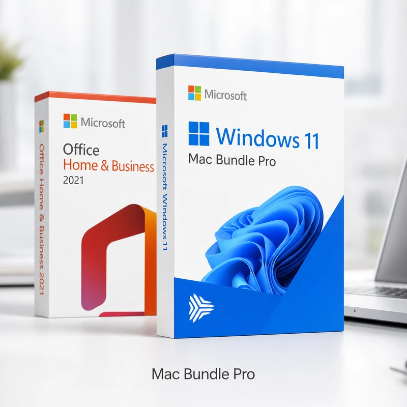 Microsoft Windows 11 Pro + Microsoft Office Home & Business 2021 (Mac) Bundle