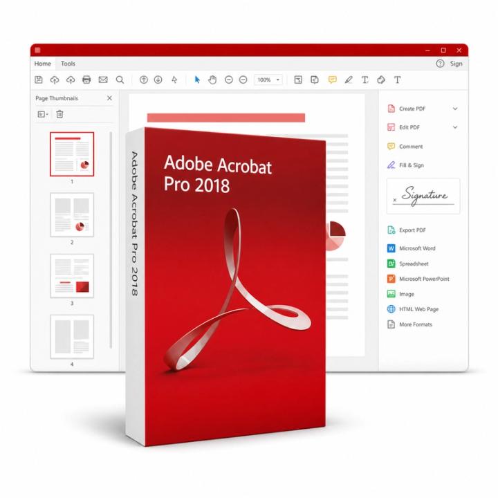 Adobe Acrobat Pro 2018