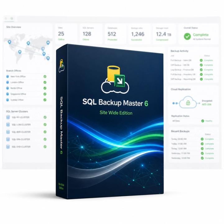 SQL Backup Master 6 Site Wide Edition