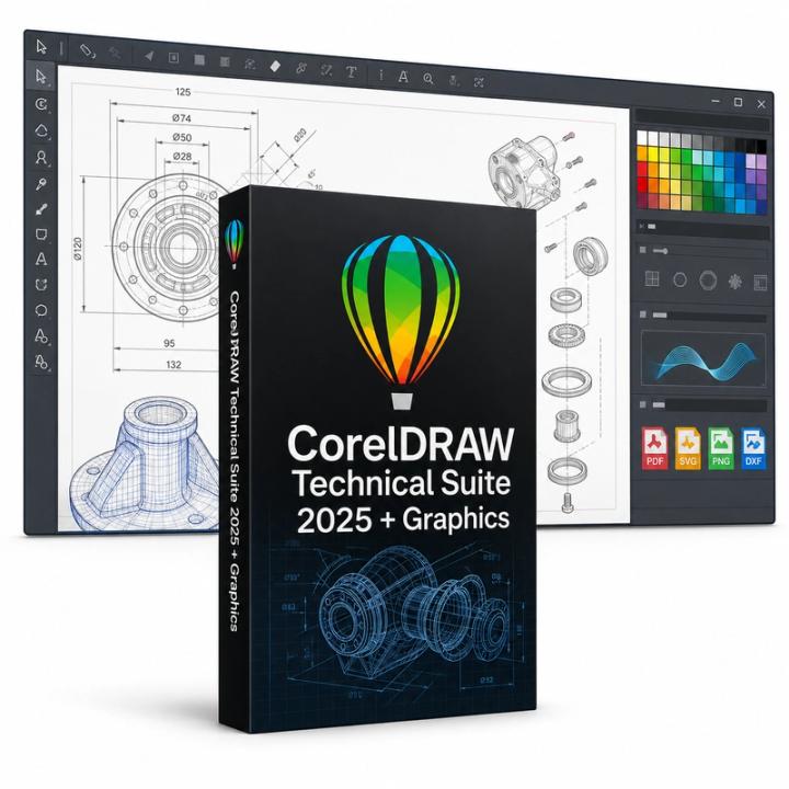 CorelDRAW Technical Suite 2025 + CorelDRAW Graphics Suite 2025