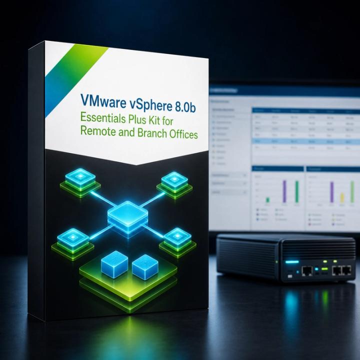 VMware vSphere 8.0b Essentials Plus Kit for Remote Office Branch Office