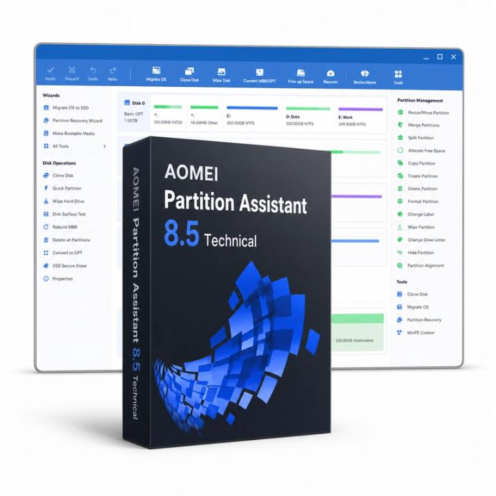 AOMEI Partition Assistant 8.5 Technician