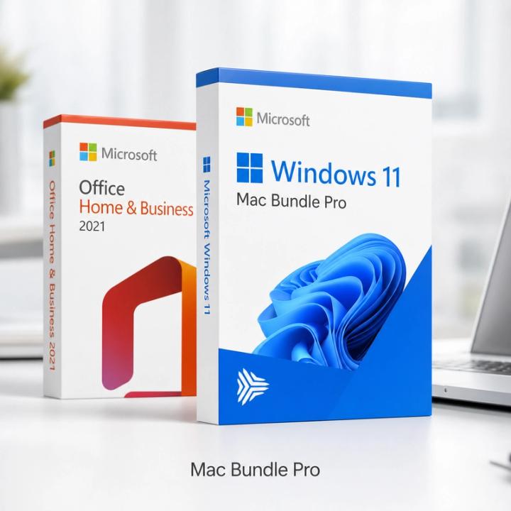 Microsoft Windows 11 Pro + Microsoft Office Home & Business 2021 (Mac) Bundle