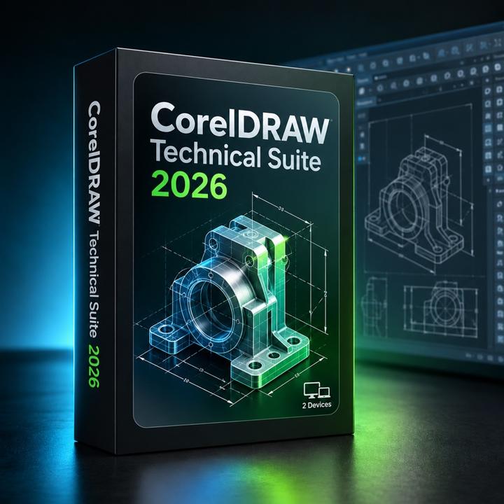 CorelDRAW Technical Suite 2026 (2 Devices)